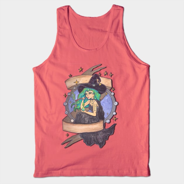 Magic Potion Witch Tank Top by JenStedman73